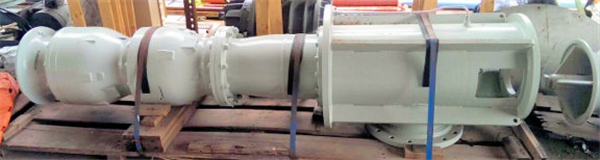 UNUSED PEERLESS 20HH Reclaim Water Pump, Vertical Turbine with 200 HP Motor
